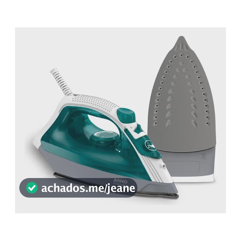 Ferro A Vapor Elétrico Arno Steamgliss Fsgp Cor Branco/Verde