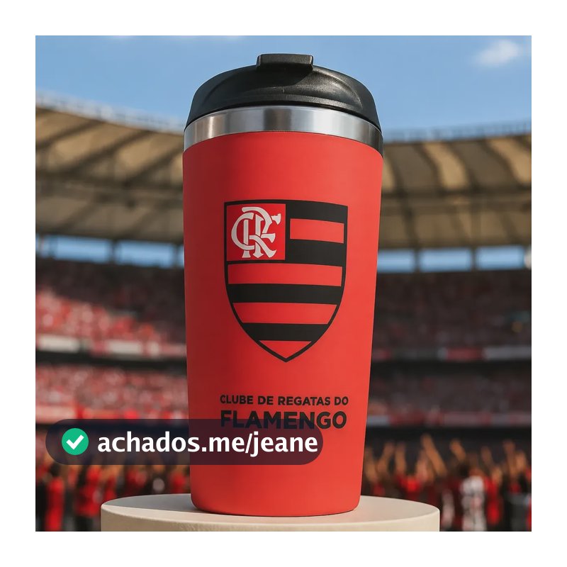 Copo Térmico Para Cerveja Emborrachado 450ml Original Times Flamengo