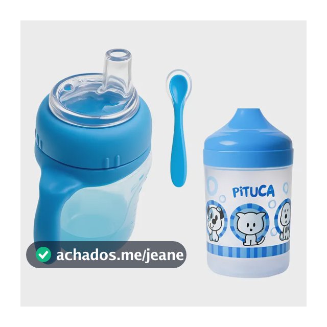 Kit 2 Copos Para Bebê Com Bico Silicone - Antivazamento