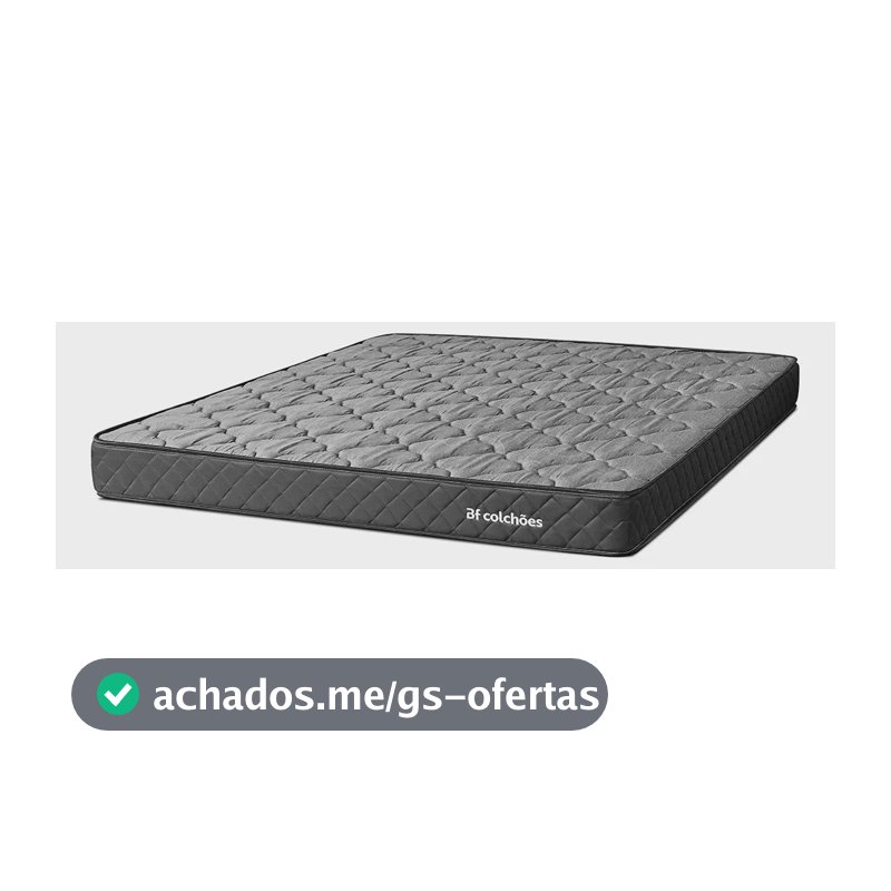 Colchão Casal Ortopédico Espuma D45 Extra Firme 138x188x17cm BF Colchões