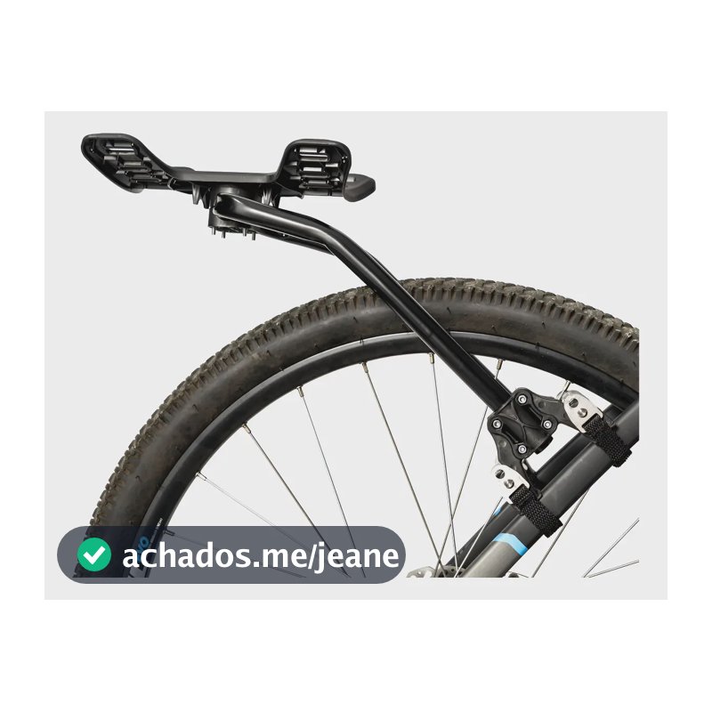 Bagageiro Traseiro Sleck De Bolsas E Alforges Para Bike Preto