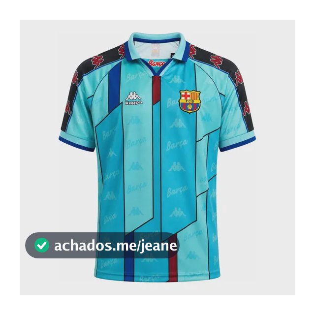 Camisa Barcelona Retrô Modelo Torcedor Masculina