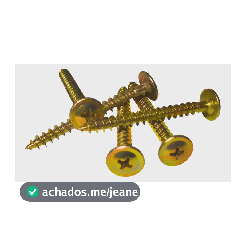 Parafuso Flangeado 4,5x45 Chipboard Para Bucha 6mm 500pçs