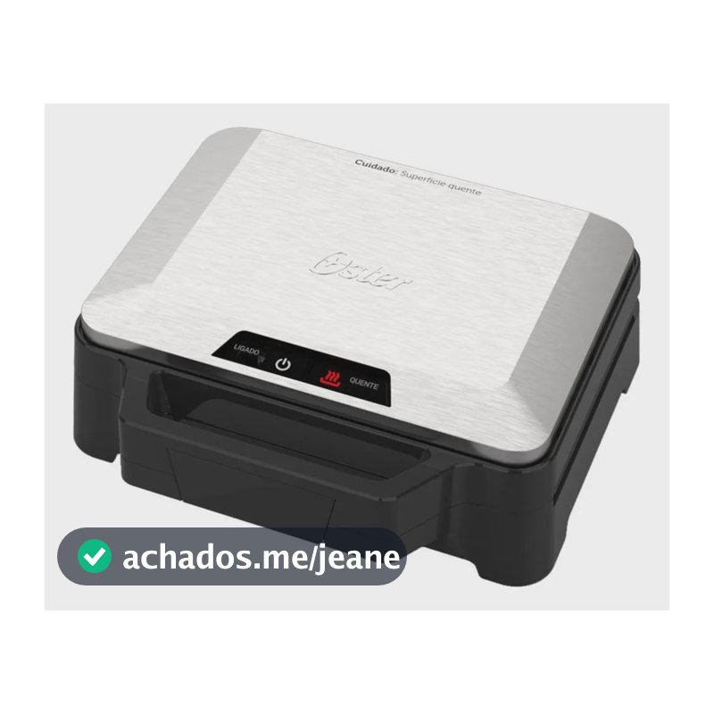 Sanduicheira Oster Osan500 1000w Preta Osan500-127 Preto/inox 110v