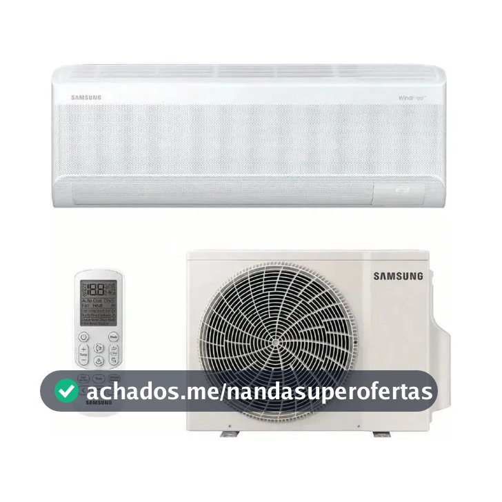 Ar Condicionado Samsung Windfree Ai Pro Inverter 12.000 Btus Quente e Frio R-32