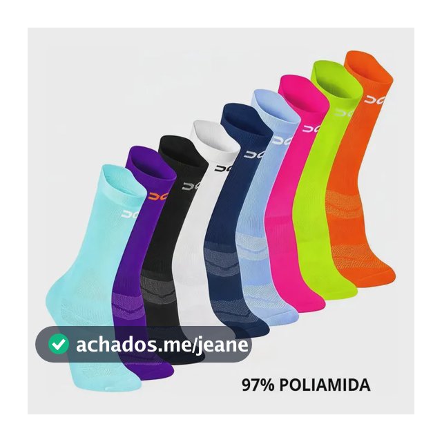 Meia Esporte Academia Gym Fitness Spinning Academia Treino