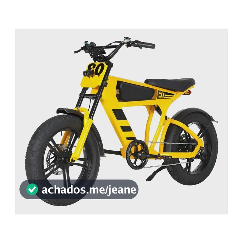 Panda Ft03 Bicicletas Elétricas Lito 1000w 48v 18a 32km/h Amarelo