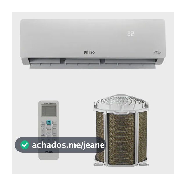 Ar Condicionado Split Hi Wall Inverter Philco 12000 BTU/h Frio 220 Volts