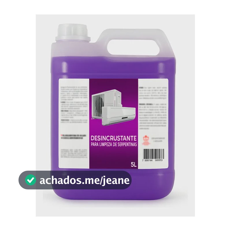 Detergente Serpentina 5 Llitros - Limpeza De Ar Condicionado