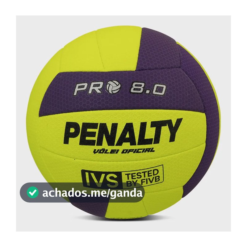 Bola Volei Penalty 8.0 Pro Ix Amarelo-roxo