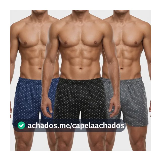 Kit 3 Short De Dormir Cueca Samba Canção Malha Fria Pijama