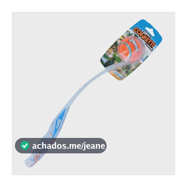 Lançador De Bolas Chuckit Confetti Launcher Para Cães Sport Azul