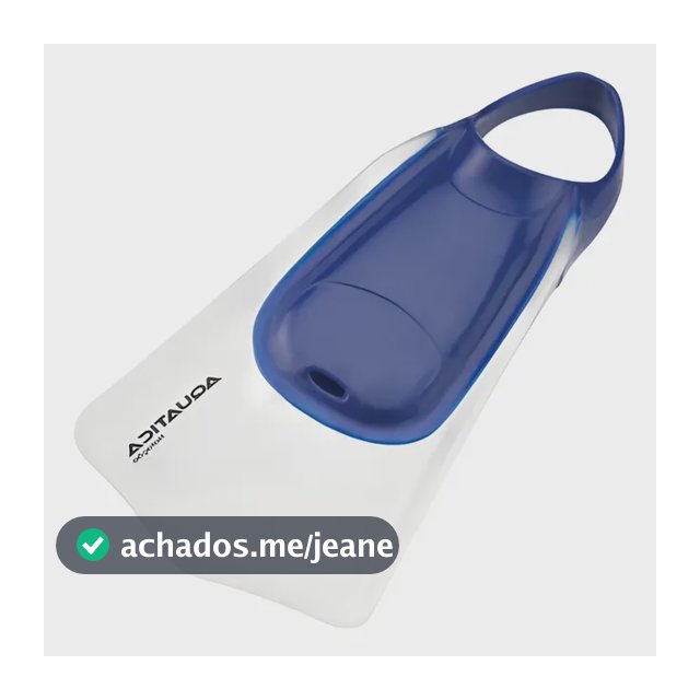 Nadadeira Pé De Pato Aquatica Seasub Natação Bodyboard Azul