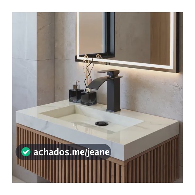 Pia De Porcelanato Esculpido 40x60 Lavatório Calacata Cinza Brilhante