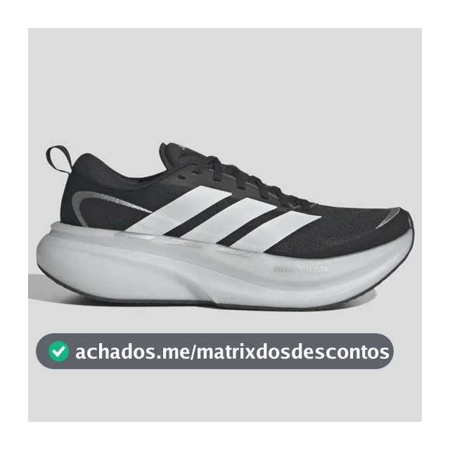 Tênis Feminino Supernova Glide W adidas Preto Liso 37 Br