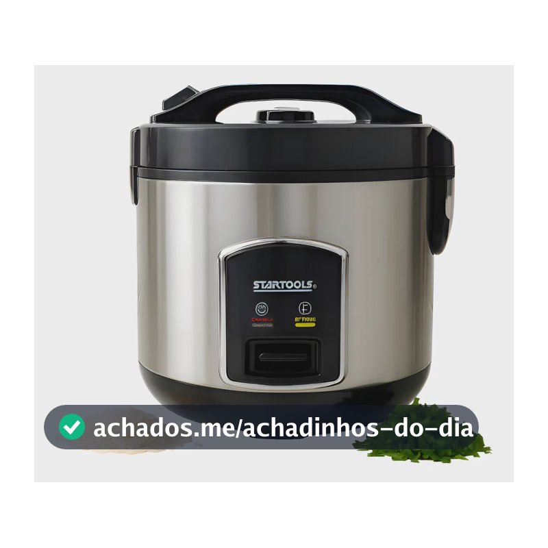 Panela Elétrica De Arroz 1 Litro - Mantém Quente Preto 220v