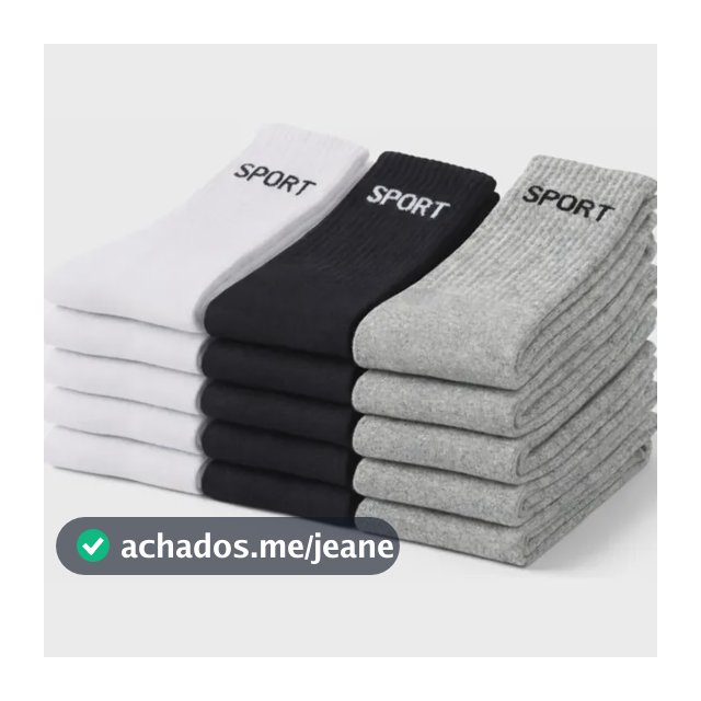 Kit 12 Pares Meias Cano Alto Algodão Para Esporte Academia Sortidas 40-46