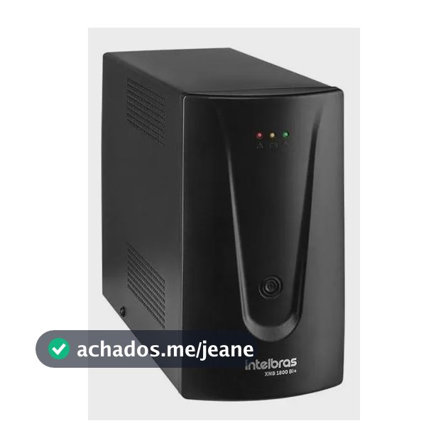 Nobreak Interativo Longbackup Bivolt Intelbras Xnb 1800vabi+ Cor Preto