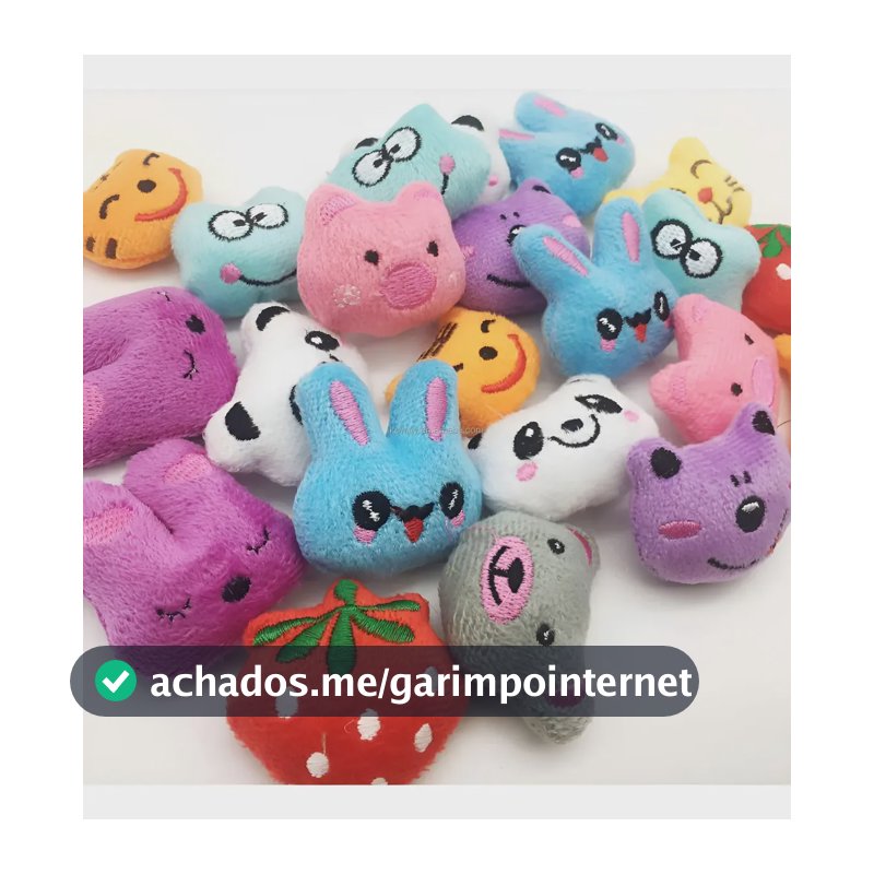 Mini Pelúcias Reposição 20 Pçs ( Maquinas De Garras) Diversos