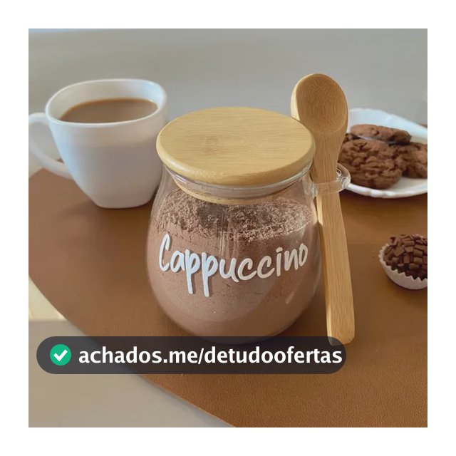 Pote Hermetico Com Tampa+colher De Bambu Personalizado 410ml