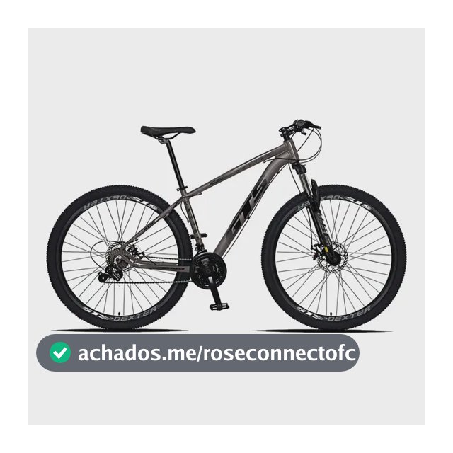 Bicicleta Aro 29 Gts Dexter 24 Marchas Freio A Disco Cor Grafite Com Preto Tamanho Do Quadro 21
