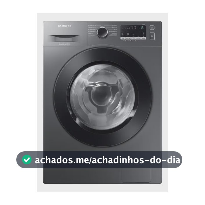 Lava E Seca Samsung Wd11m Com Digital Inverter Inox 11kg Cor Inox look