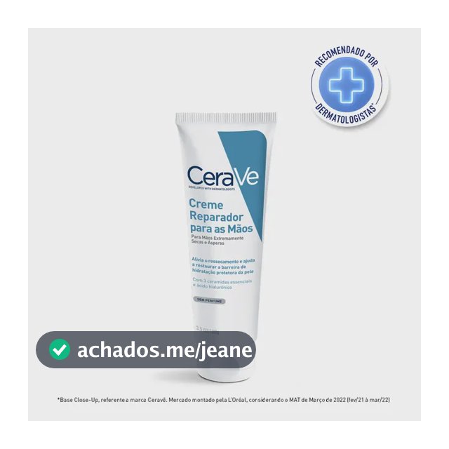 CeraVe Creme Reparador Para As Mãos 100g