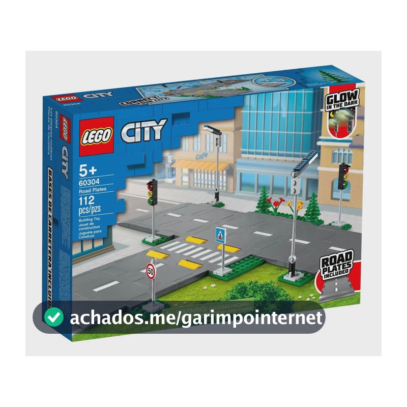 Brinquedo De Montar City Cruzamento De Avenidas Lego Quantidade De Peças 112