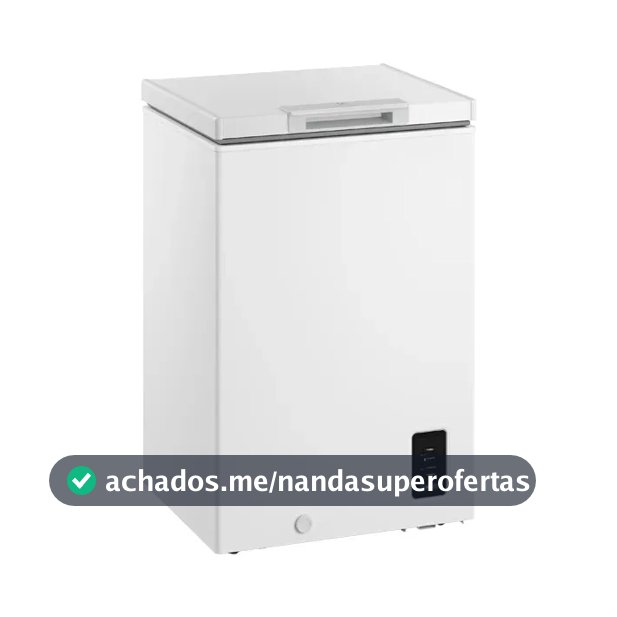Freezer Horizontal Electrolux 95L Inverter Bivolt Uma Porta Branco (HB100) Bivolt