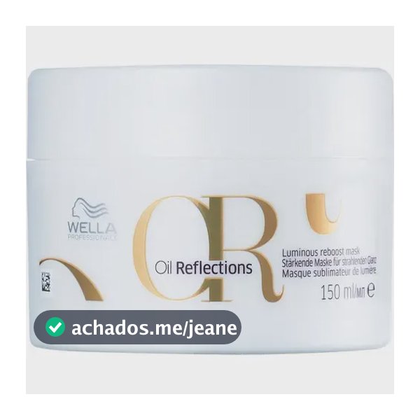 Máscara Wella Oil Reflections 150ml