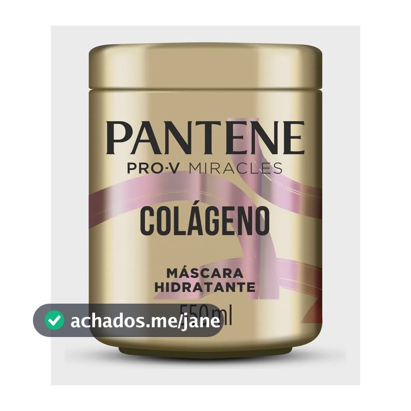 Máscara Hidratante Pantene Pro-V Miracles Colágeno Hidrata & Resgata 550ml