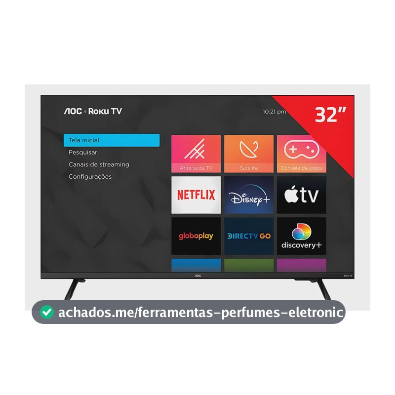 Smart Tv Aoc 32  Led Hd 32s5155/78g Roku Wifi Hdmi Dolby