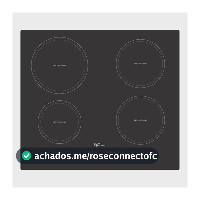 Cooktop de Indução Fischer 4 Bocas Vitrocerâmica com Touch Screen 220V