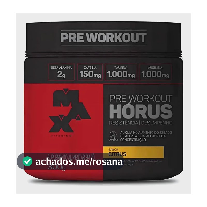 Suplemento em Pó Horus Max Titanium 300 G Citrus