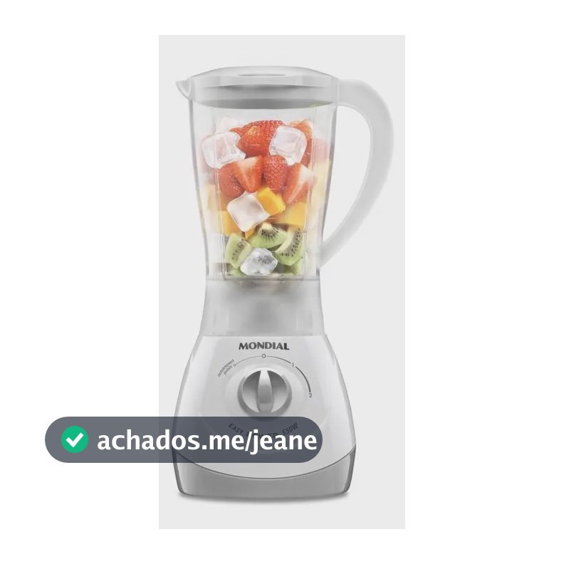 Liquidificador Easy Power 550w 1,9 Litros Mondial 220v Branco 220v