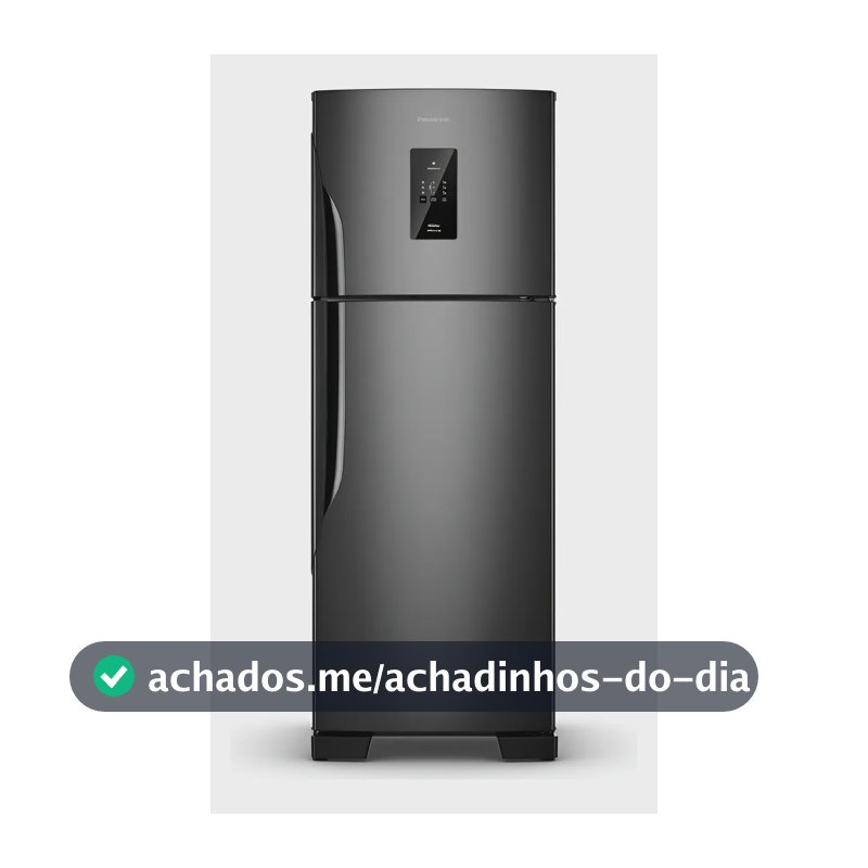 Geladeira Panasonic Bt71 Cor Black Inox Look Duplex Frost Fr Black Inox