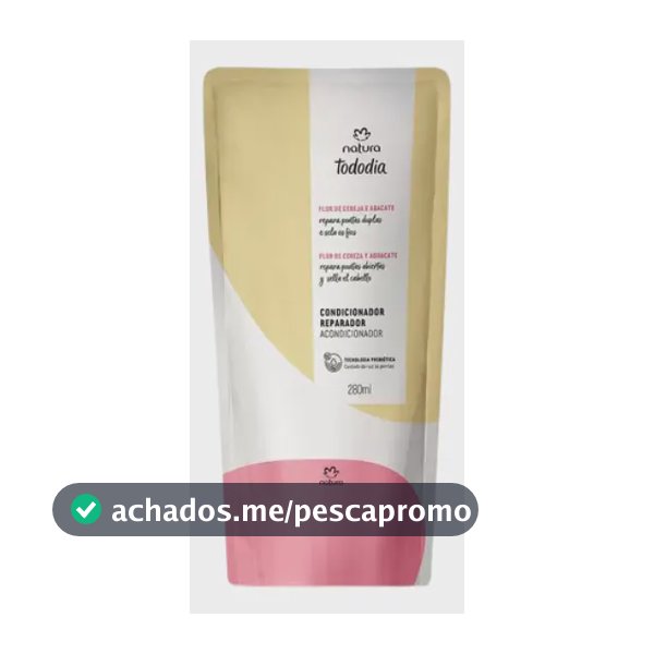 Refil Condicionador Reparador Flor De Cereja Abacate Natura