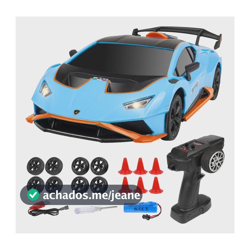 Carro De Controle Remoto Brinquedos De Drift De Velocidade Azul