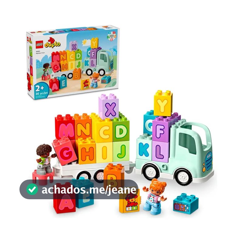 Lego Duplo Caminhão Do Alfabeto - 10421 Quantidade de peças 36