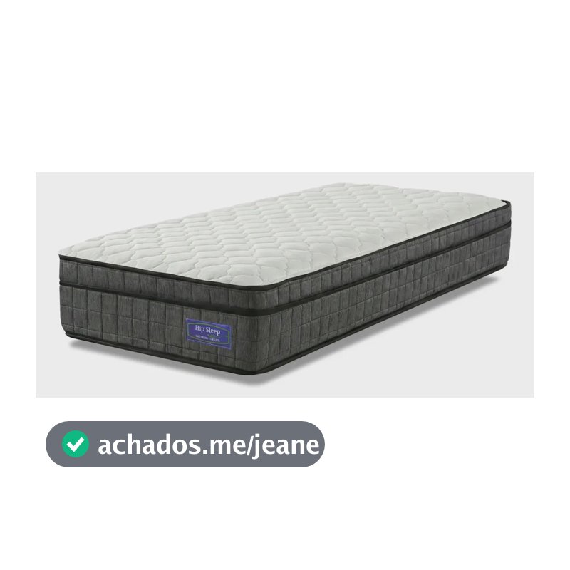 Colchão Solteiro Ortopédico D33 Euro Pillow Ultra Apolo Branco