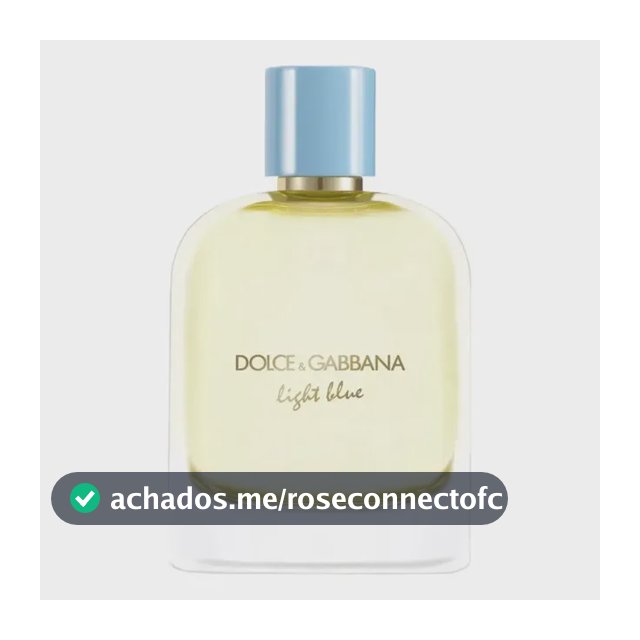 Dolce&gabbana Light Blue For Men Eau De Parfum 100ml
