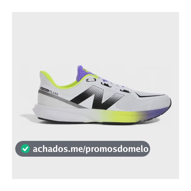 Tênis New Balance Flash V7 Masculino Preto Treino