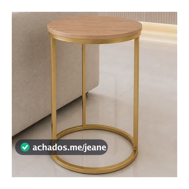 Mesa Lateral Luxo Decorativa Sala Estar Recepçao Gourmet
