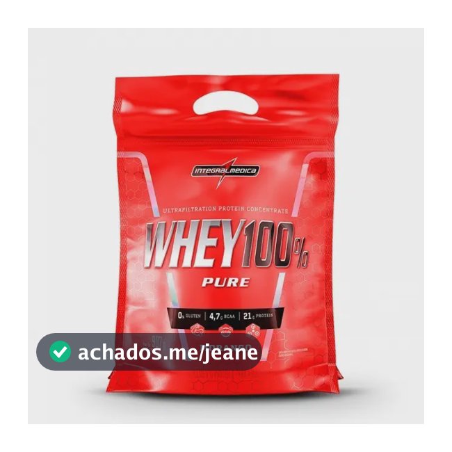 Suplemento Integralmédica Whey 100% Concentrado Sabor Baunilha Pó