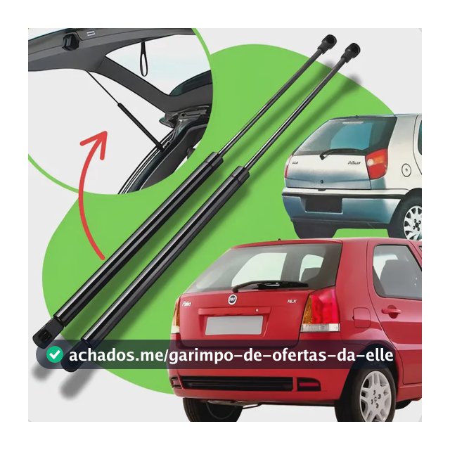 Par Amortecedor Porta Malas Tampa Traseira Palio 1996 A 2011