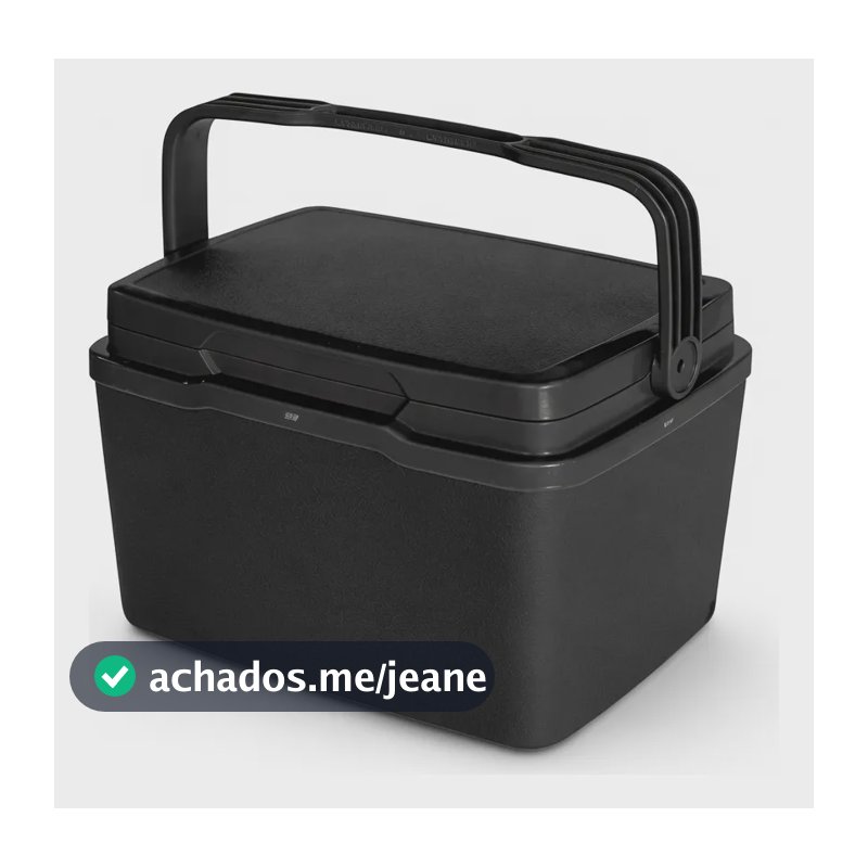 Caixa Térmica Arqplast 7l Preta Portátil Alimentos E Bebidas Preto