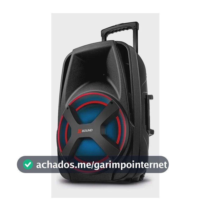 Caixa de Som Amplificada Mondial CM-650-N Preto Bivolt