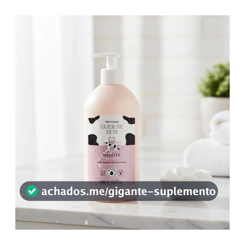 O Boticário Deleite Loção Hidratante Desodorante Corporal Gourmand