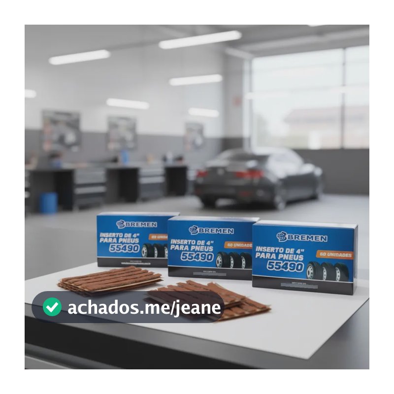 3 Caixas ( Total 180 Pçs) Remendo Macarrão Refil Pneu Carro