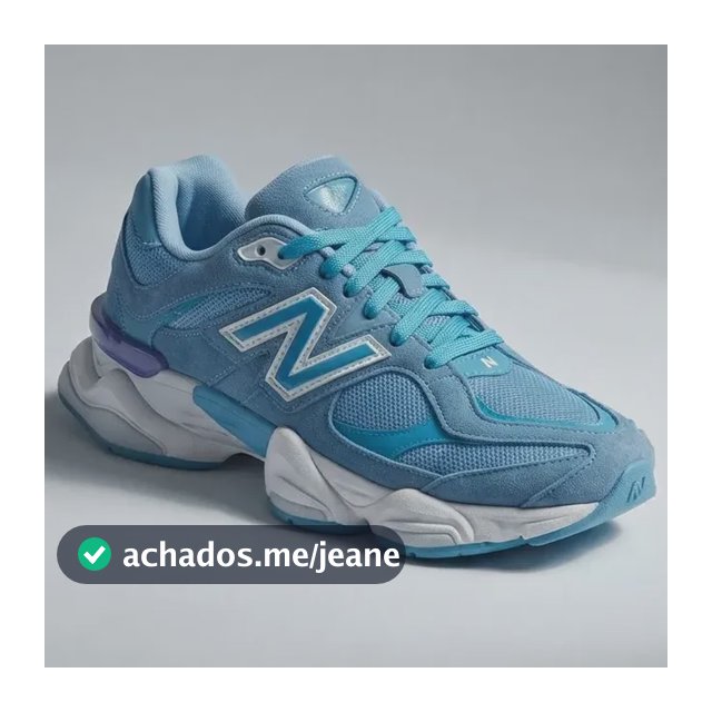 Tênis New Running 9060 Azul Academia Confortavel Promocional